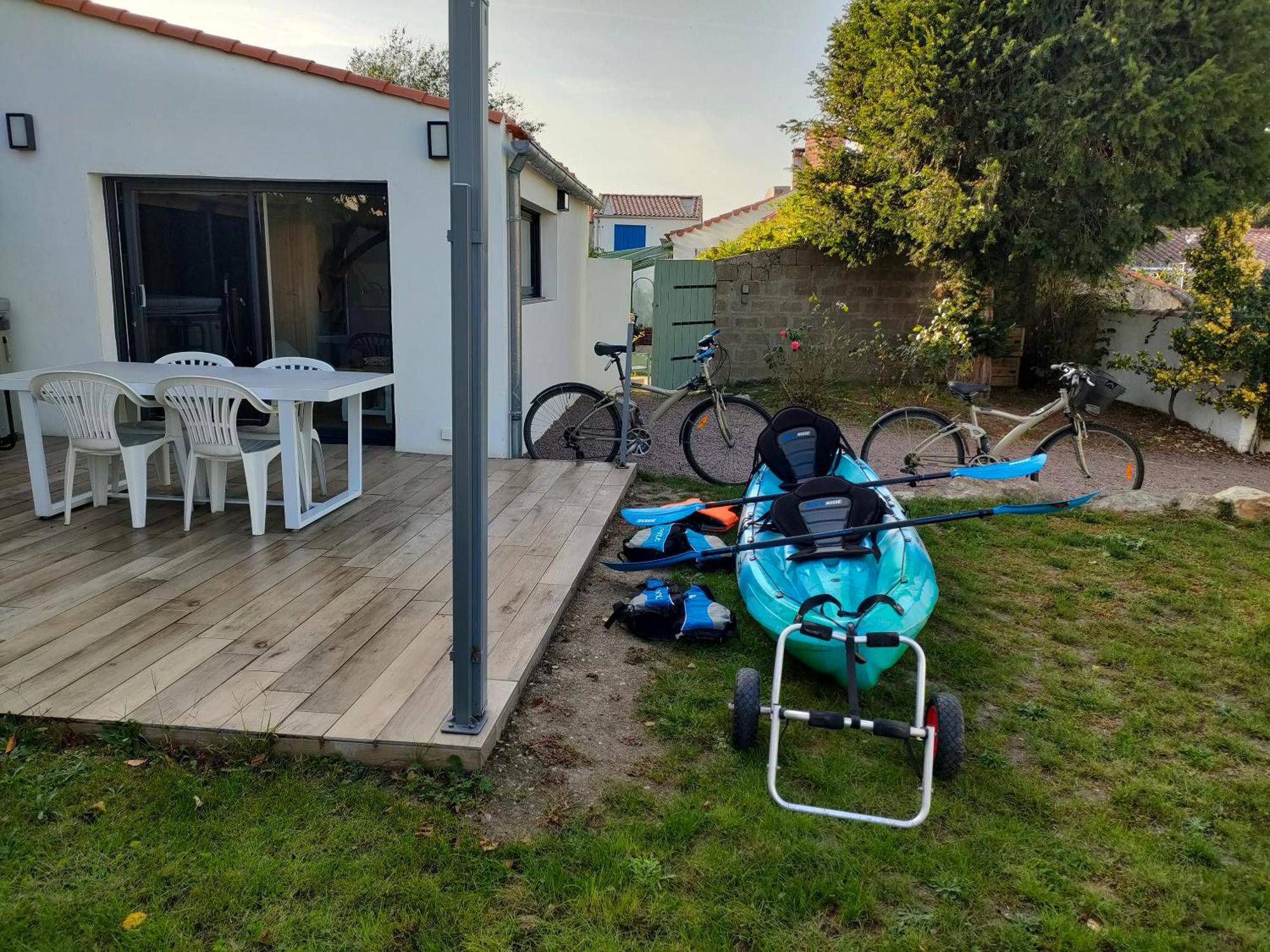 Maison Ti Havre Avec Jardin Prive Dans Village De Pecheurs A Brem Sur Mer ! Exterior foto
